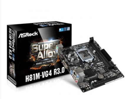 Asrock H81M-VG4 R3.0 Super Alloy ATX Motherboard