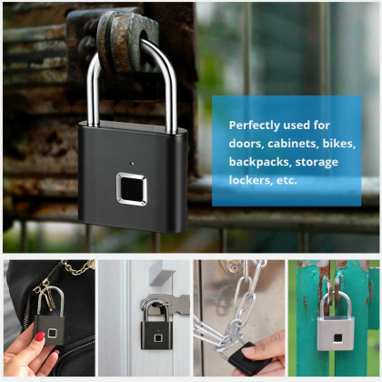 Fingerprint Smart Portable Door Padlock