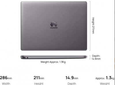 Huawei MateBook 13 Core i5 10th Gen 512GB SSD MX250 2GB Graphics 13