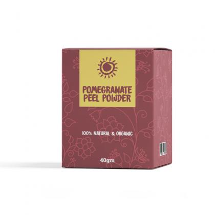 Rajkonna 100% Natural & Organic Pomegranate peel Powder (40gm)