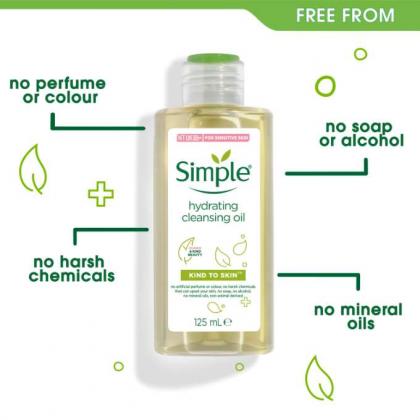 Simple Kind to Skin Hydrating Cleansing Oil (125ml)