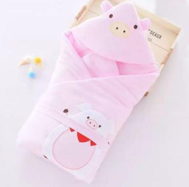ZAYEF Baby Blanket Infant Baby Cotton Breathable Envelop Swaddle Blankets for Newborn Baby Hooded Sleep sack Paris arc Blankets
