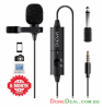 Clip Microphone- Maono AU-100 With Noise Removing Mechanism And 6 Meters Audio Cable For DSLR , Smar