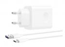 Huawei CP84 2.0 Supercharge Wall Charger with Type C USB Cable