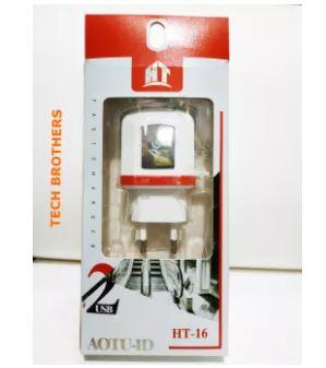 4G Fast Charger Micro Dual USB Port For Mobile- White