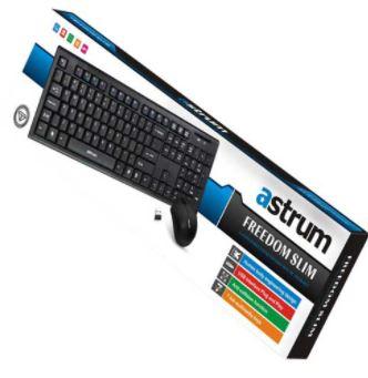 Astrum Keyboard and Wireless Combo Mouse KW250