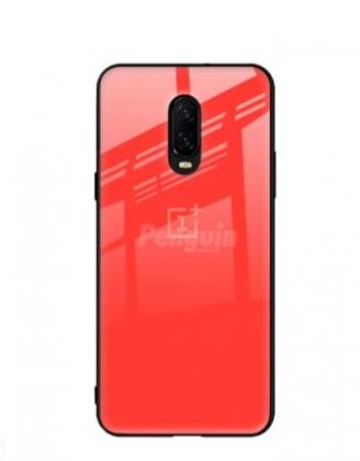 OnePlus 6T Glass Case Red