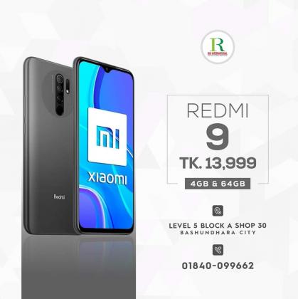Redmi 9 4/64Gb price in bangladesh
