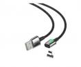 Baseus Zinc Magnetic Cable USB For iP 1.5A 2m Charging (CALXC-G01) - Black