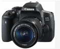 Canon EOS 750D Wi-Fi & Touch DSLR