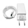 Fast Charger with USB Cable - White