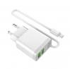 LDNIO A321 Universal 2 Ports USB Travel charger 3.1A EU Plug Wall Charger