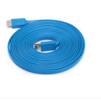 3m USB Flat High Speed Extension Cable