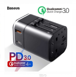 Baseus Quick Charge 4.0 3.0 USB Universal Travel Adapter Price in Bangladesh