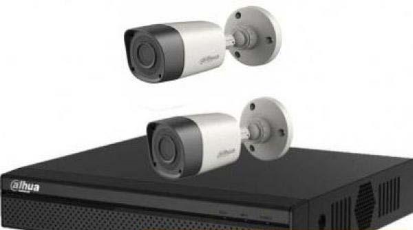 CCTV Package Dahua 4 Channel DVR 2 Pcs Full HD Camera