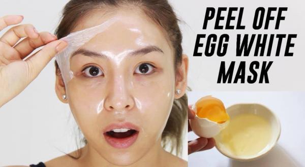Egg White   Peel of mask..