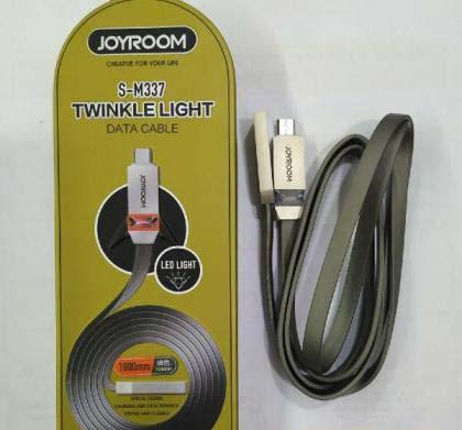 JOYROOM S-M337 Twinkle Lighting Micro USB Cable - Black