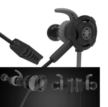 PLEXTONE G30 GAMING IN-EAR EARPHONES- BLACK