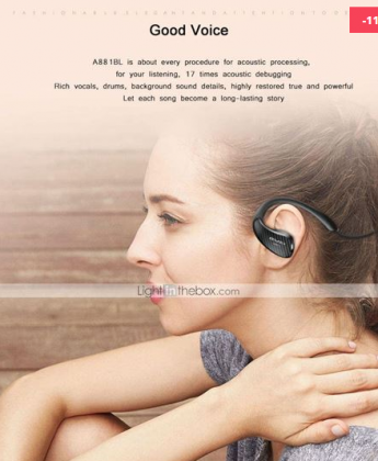Product details of AWEI A881BL wireless headphones bluetooth ANC noise cancelling stereo earphones with microphone sport headset handfree earbuds.