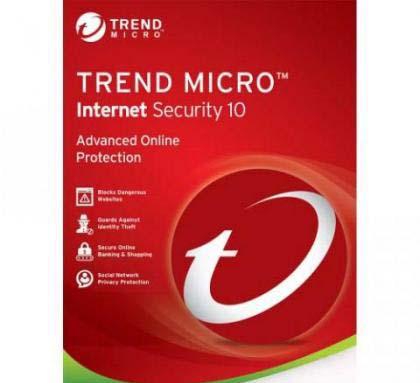 Trend Micro Internet Security 3 User 1 Year Antivirus