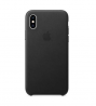 Apple iPhone XS Leather Case - BLK - S0436.