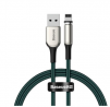 Baseus Zinc Magnetic Cable USB For iP 2A 1m Charging Green