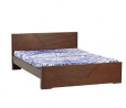 Oak Veneer Processed Wood Double Bed MF-W-BDH-002.