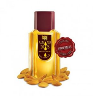 BAJAJ ALMOND DROPS PREMIUM HAIR OIL WITH REAL ALMOND EXTRACTS 200ML