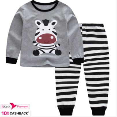 Children's autumn clothing long trousers suit boys and girls pure cotton base thermal underwear boys baby kids cotton pajamas