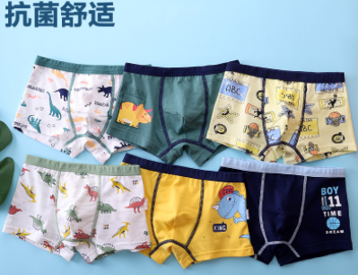 Children's cotton underwear boys laces cotton baby little boys small children's four-pool 100% shorts