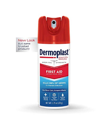 Dermoplast First Aid Spray, 2.75 Ounce Can, Antiseptic & Anesthetic (Packaging May Vary)