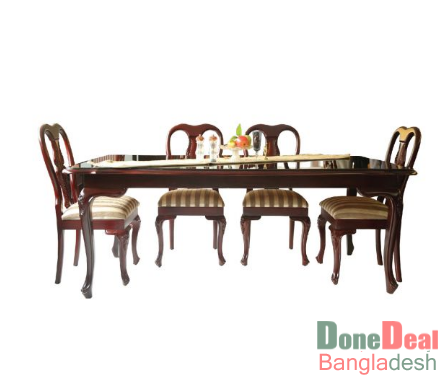 Dining Set 0002 (Full Set with 4 Chair)