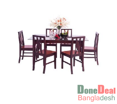 Dining Set WTDS-0068 ( Full Set With 4 chair )