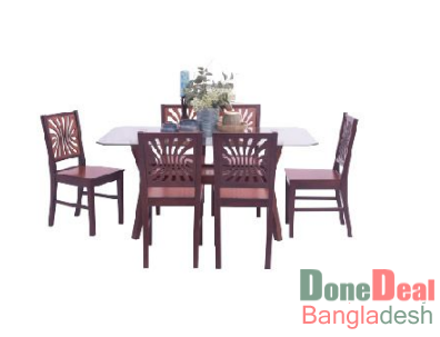 Dining Set WTDS-0069 ( Full Set With 6 chair )
