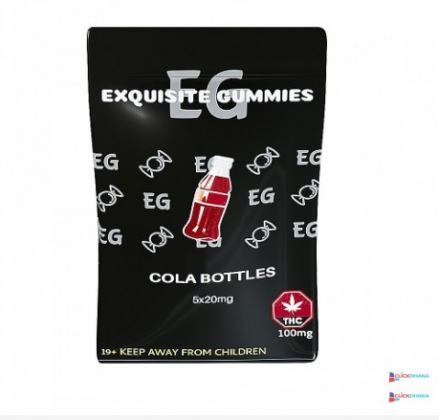 Exquisite Gummies – Cola Bottles – 100mg