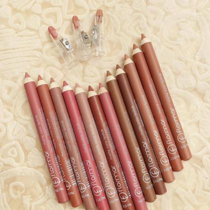 Flormar High quality Lipstick set with cutter cup (12pcs)
