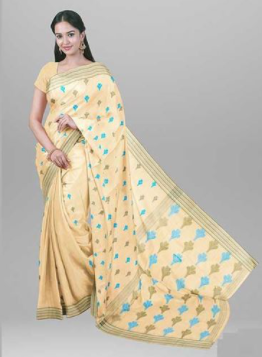 Handloom Dalash Cotton Saree with Blouse Piece - SRH19