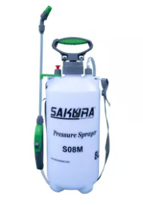 High Quality Manual Pressure Sprayer S08M 8 Liters Manual Pressure Sprayer Sakura Manual Pressure Sprayer