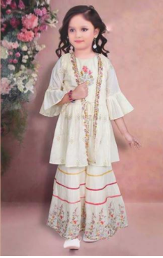 Indian Embroidered Garara for Girls – 556