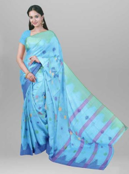 Jamdani Design Cotton Saree - SHV05