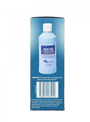 Molnlycke Hibiclens Antimicrobial/Antiseptic Skin Cleanser 8 Fluid Ounce Bottle for Antimicrobial Skin Cleansing