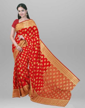 Nari Mela Silk Katan Design Saree - SHK05