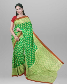 Nari Mela Silk Katan Design Saree - SHK07