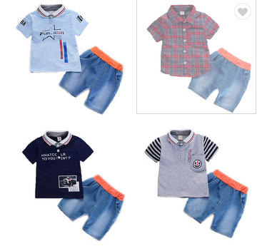 New hot selling products children clothes kids wear bangladesh 0 4 years boys clothes set with Chinese manufacturer