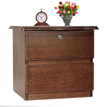 Oak Veneer Processed Wood Bed Side Table MF-W-BCH-002