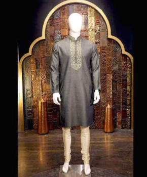 Premium Tissue Cotton Punjabi & Payjama Set PC07