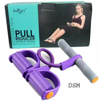 Pull Reducer & Plastic and Rubber Pull Rope Exerciser Body Trimmer Pull Reducer Pull String - Body Building Training, Rubber Pull Rope Exerciser with
