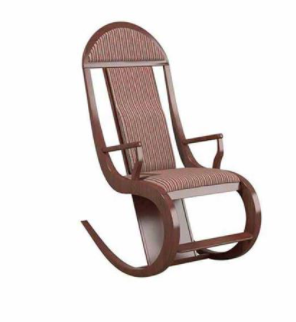 Regal Wooden Rocking Chair - RCH-301
