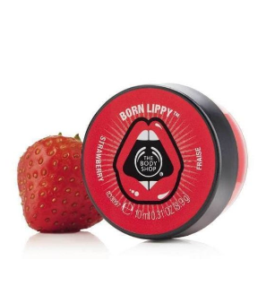 The Body Shop Born Lippy Strawberry Lip Balm - 10ml