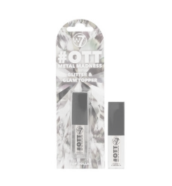 W7 OTT Magic Metals Glitter & Glam Topper Eye Shadow - Top Dollar - 3.5ml